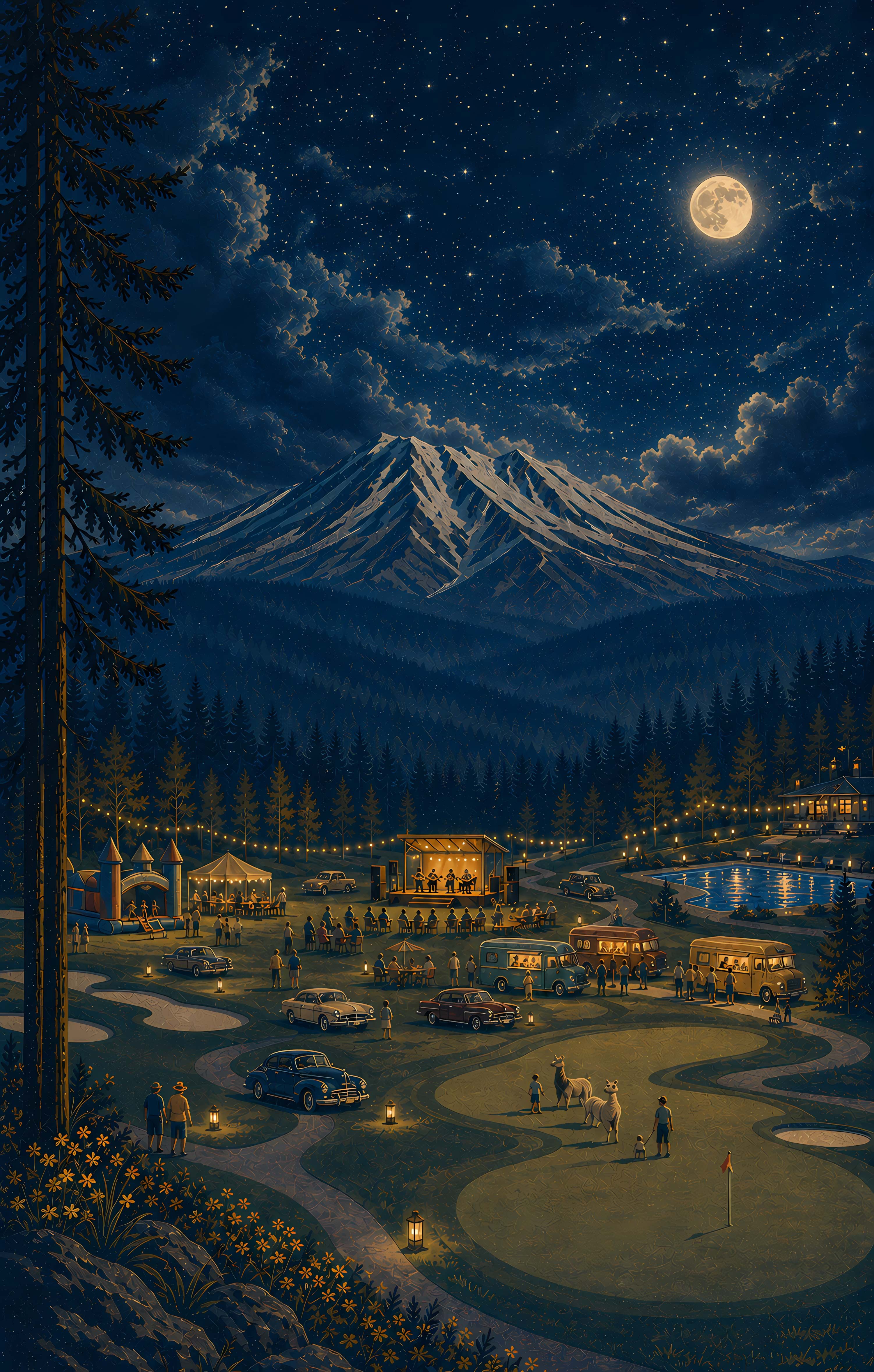 Cool August Nights background